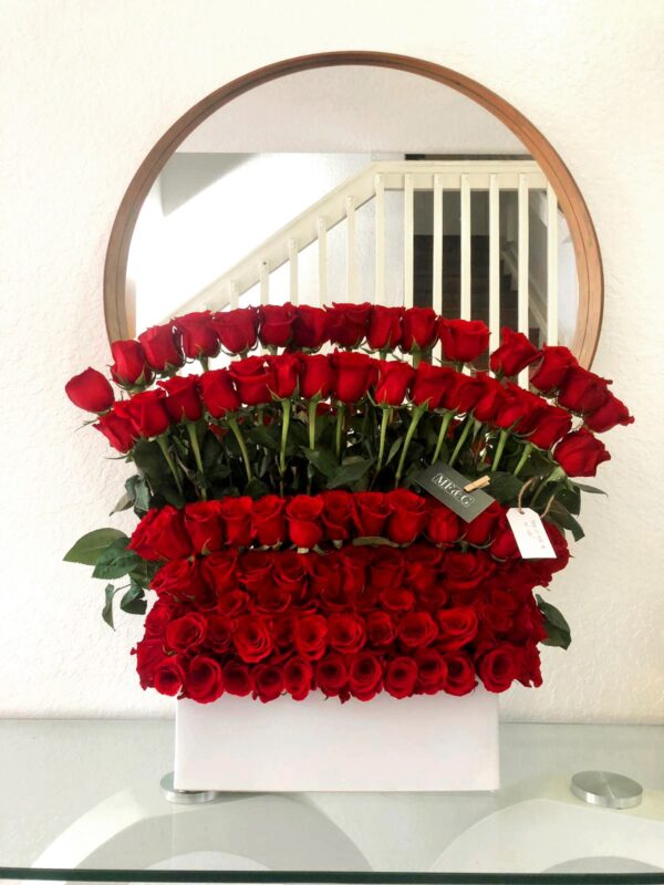 basket full of roses