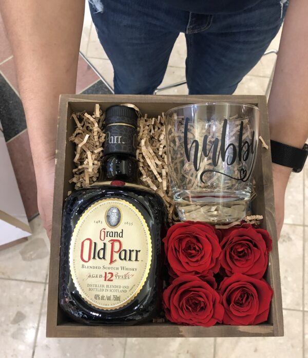 old parr gift box gift box