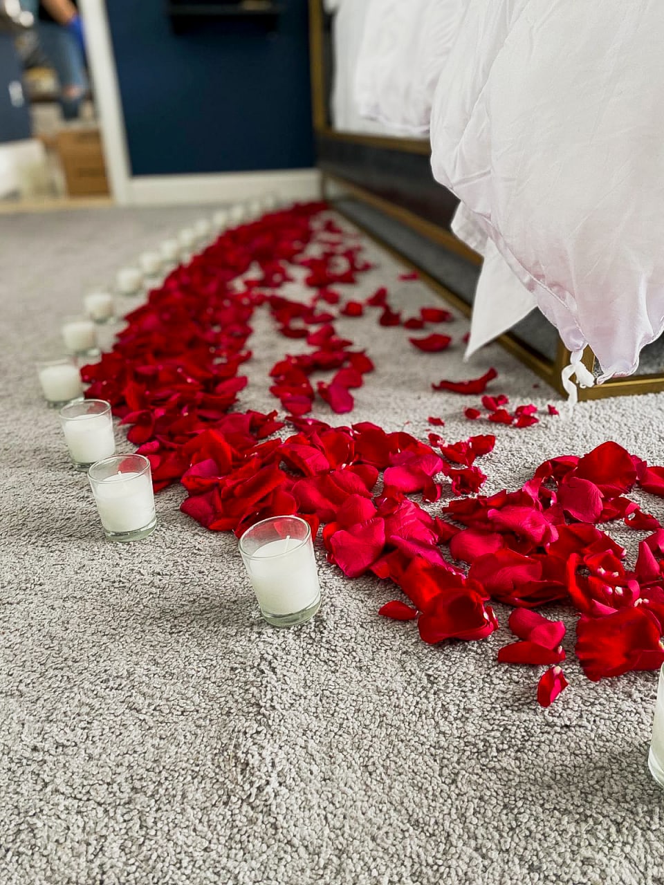 valentines flowers room decoration