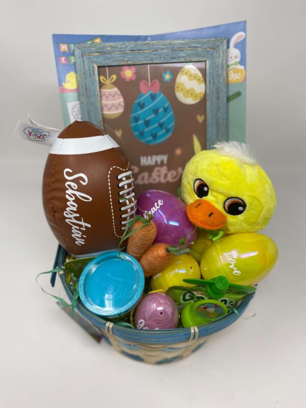 Happy Easter 2021 basket Baby duck
