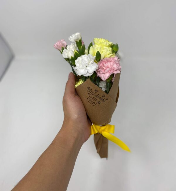 Mini spring flower bouquet